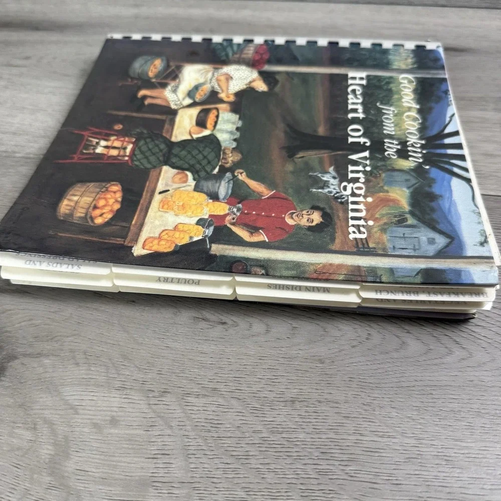 Vintage Good Cookin' From The Heart Of Virginia Cookbook Junior League Lynchburg